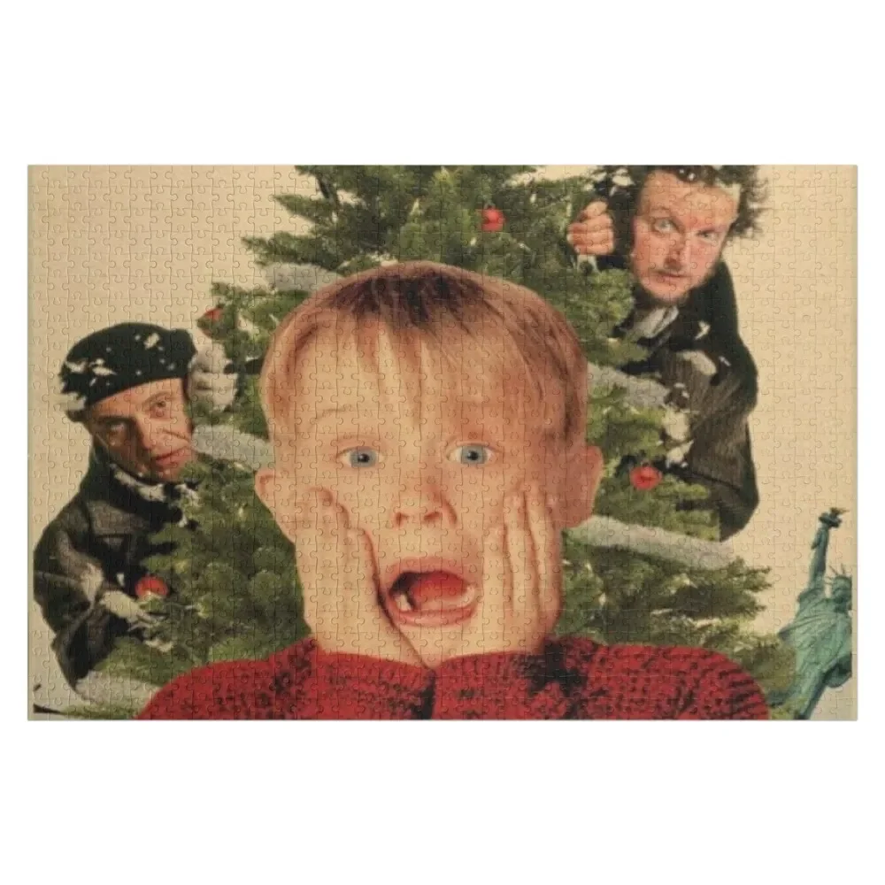 Home Alone (1990) Movie Jigsaw Puzzle Iq Woodens For Adults Puzzle