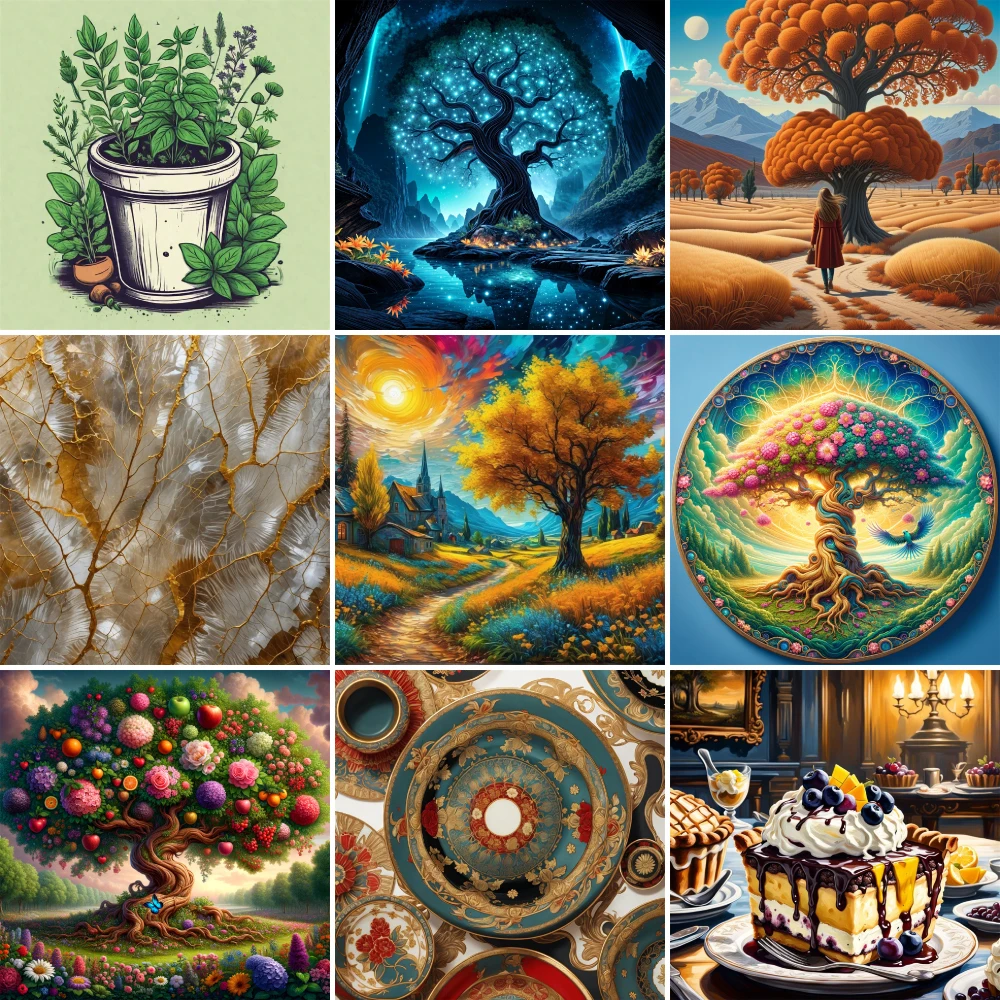 정물 케이크 프린트 캔버스 크로스 스티치 세트, DIY 자수, 취미 수공예, 수제 수공예, 프로모션 쥬얼리 패키지 Best5 정물 케이크 프린트 캔버스 크로스 스티치 세트, DIY 자수, 취미 수공예, 수제 수공예, 프로모션 쥬얼리 패키지 Best5