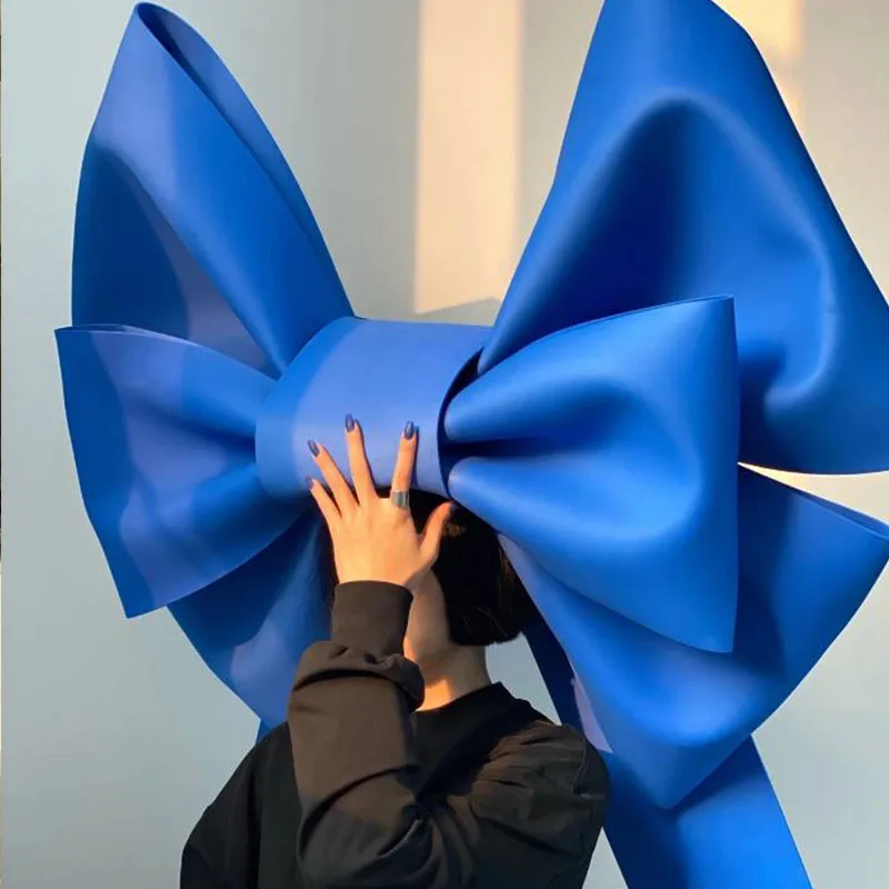 30/100cm Big Bow DIY Handmade Material Party Birthday Wedding Christmas Backdrop Decoration EVA Bow DIY Decoration Props