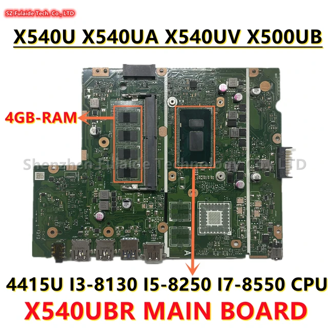 X540UBR MAIN BOARD For Asus X540UB X540UA X540UAR X540U X540