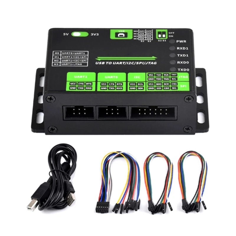 

Конвертер USB в UART/I2C/SPI/JTAG USB в 2 канала UART USB в 1 канал UART 1 канал I2C