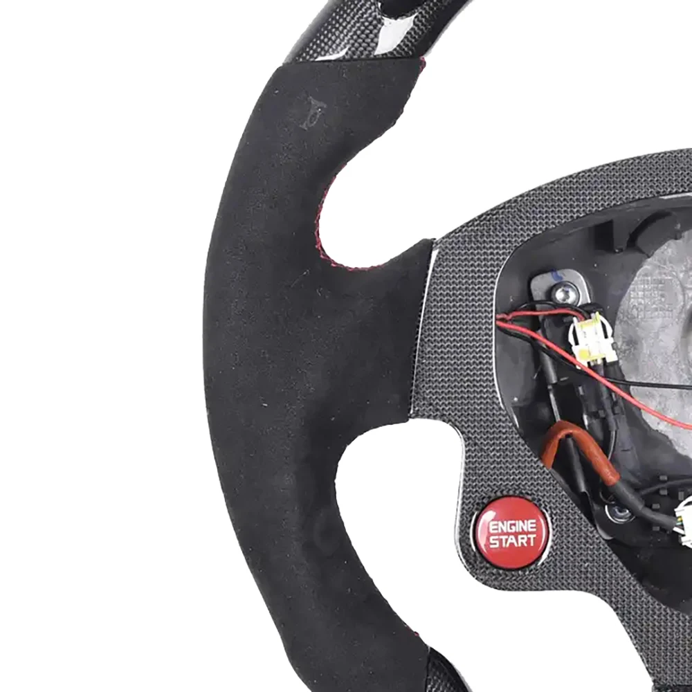 LED 탄소 섬유 레이싱 카 스티어링 휠, 페라리 F430 용, 새로운 디자인