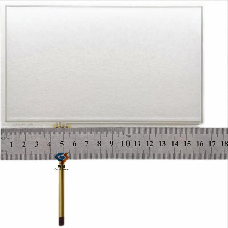 Polegada 165*100 mm 165 mm 100 mm 4pin Resistive Touch Screen Painel Digitador Sensor para Carro Dvd Plc Mp5 7018b Vidro 7 - Imagem 4