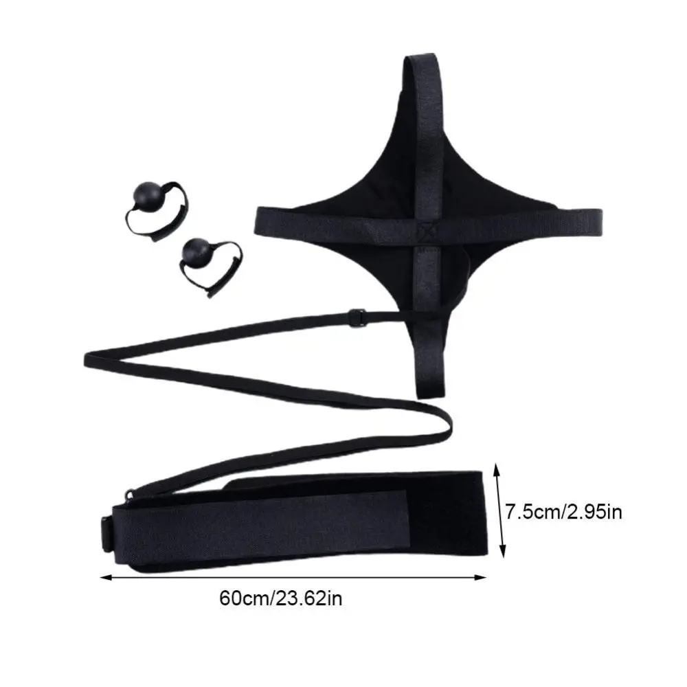 1 Set Volleyball Spike Trainer Football Kick Training Belt Adjustable Elastic Training Aid