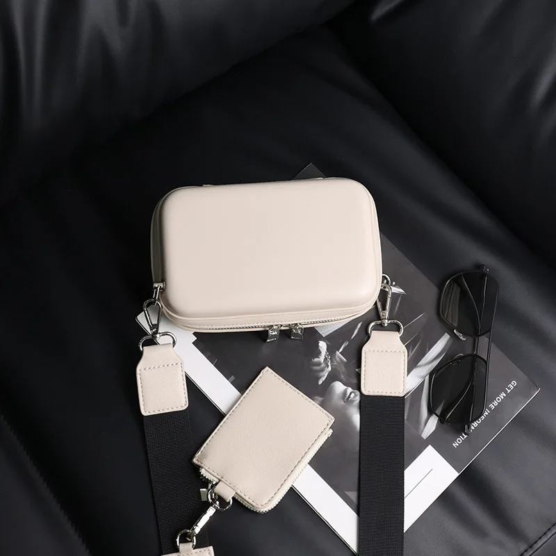 

Minority Design Korean Solid Color Square Bag Ins One Shoulder Oblique Span 100-Pack Box Bag Leisure Single Shoulder