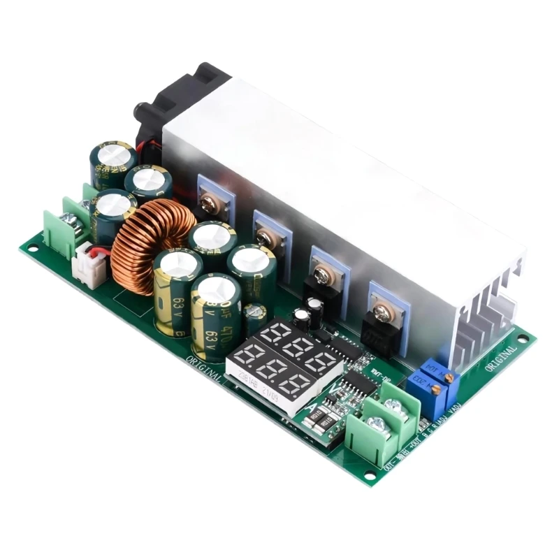 

DC12-80V 20A AdjustableBucker Constant Current Constant with Current Display 600W Bucker Converters Module