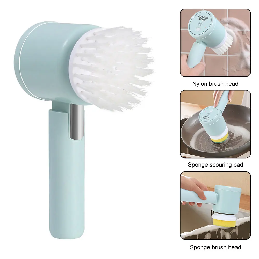 Electric Cleaning Brush Wireless Rotatable Multifunctional Wash Brush for  Kitchen Bathroom Toilet Cleaning Brush Cleaning Tool - AliExpress