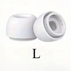 Premium Soft Silicone Non - Slip Ear Tips with Noise Reduction Holes (L 1Pair)