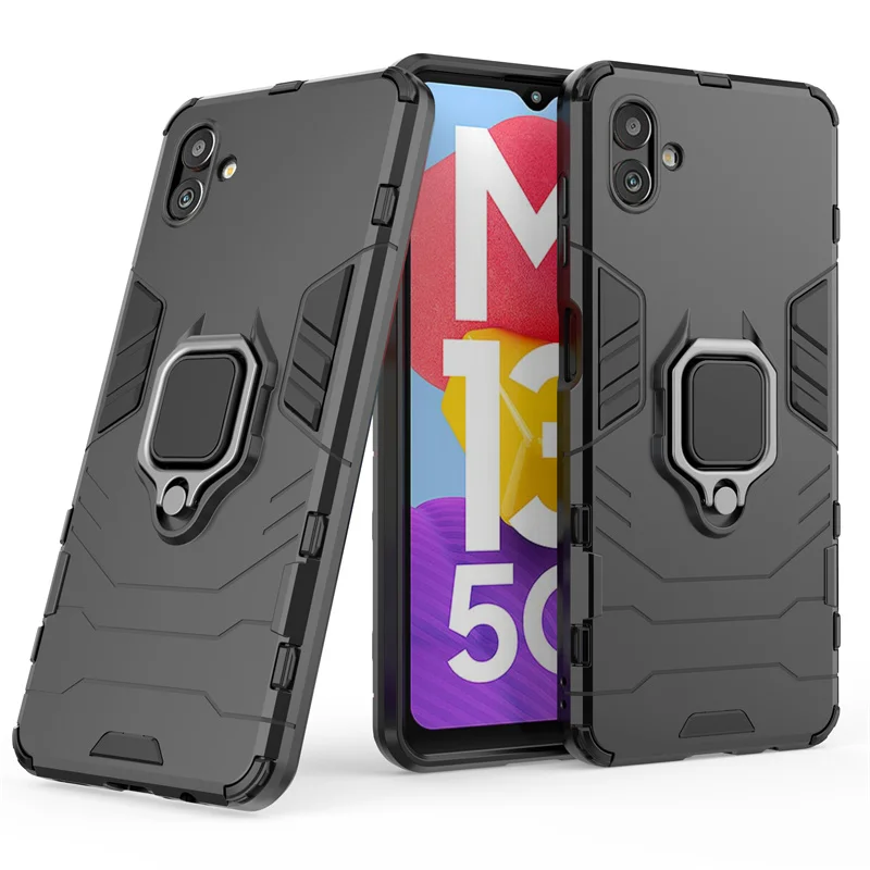 Per Cover Samsung Galaxy M13 5G Per Samsung M13 5G Capas Nuova Custodia Con Anello Magnetico Posteriore Antiurto Per Samsung M13 5G Fundas