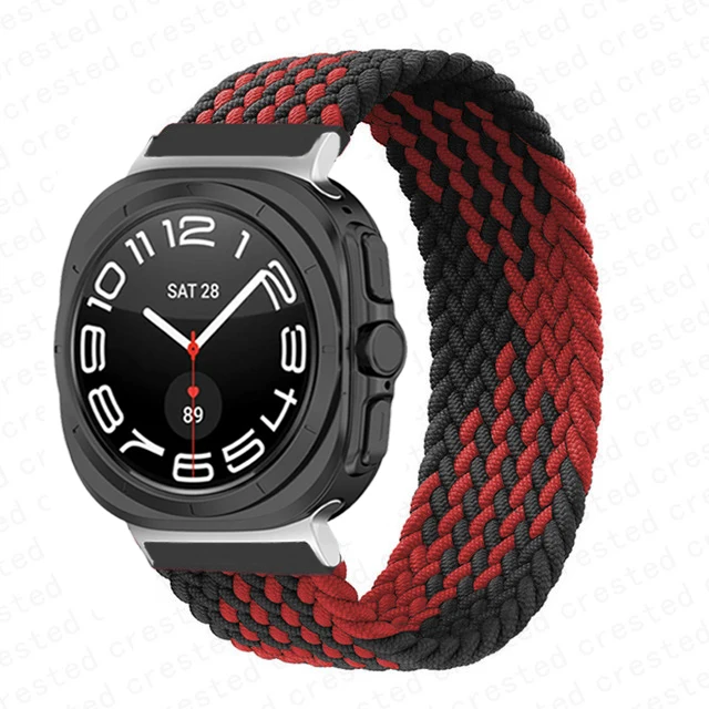 Braided Nylon Solo Loop Watch Strap - Ultra 47mm Band Accessory