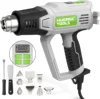 HUEPAR TOOLS Hot Air Gun 2300W 220V/110V Heat Gun with LCD Digital Display Hot Air Gun 122℉-1112℉(50℃-600℃) 10 Accessories 1