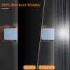 100% Blackout Curtain Removable Portable Travel Blocking Darkest Window Film Cloth Temporary DIY Blackout Curtains 4