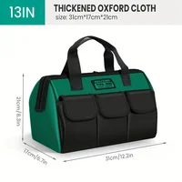 13 Inch Tool Bag Electrician Multifunctional Strong Durable Oxford Thickened Woodworking Storage Portable Handheld Bag 1