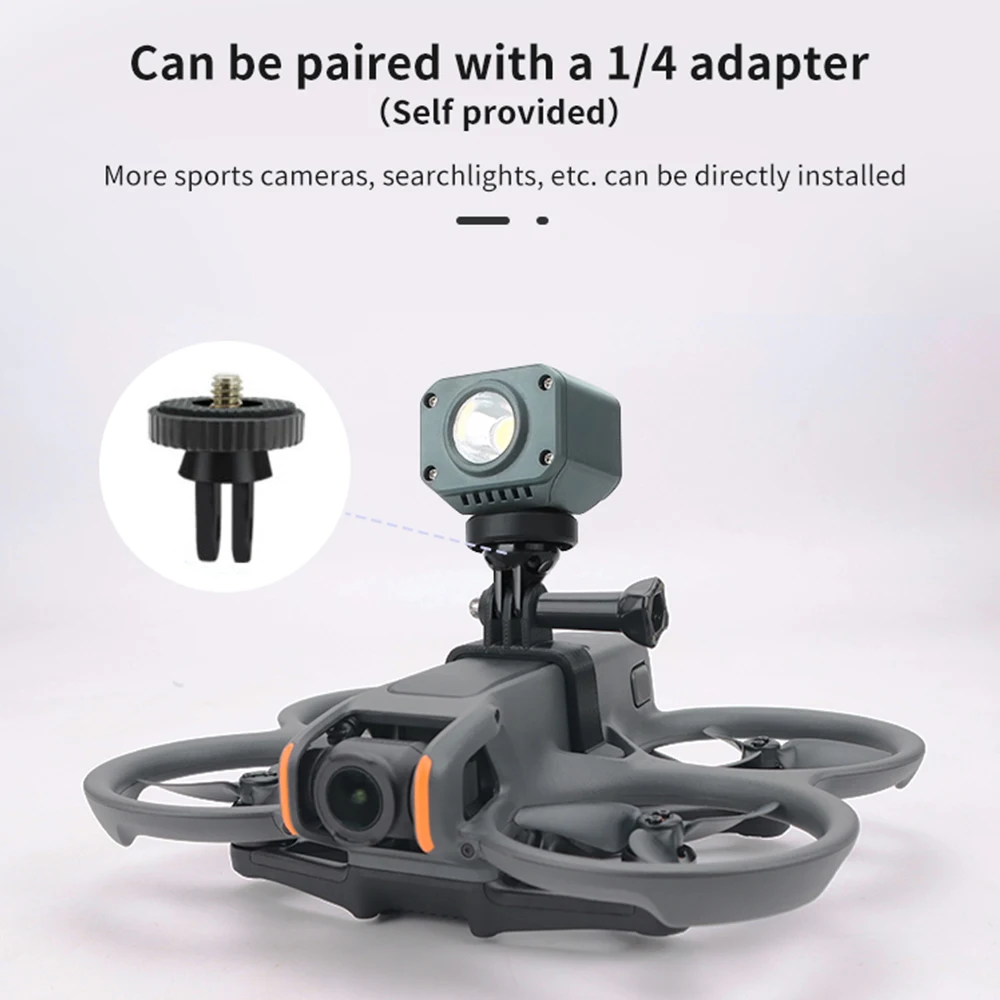 Top Extension Bracket Adapter For DJI Avata 2 Gopro Port Camera Insta360 X4 Action Mounting, drone accessories, camera bracket adapter