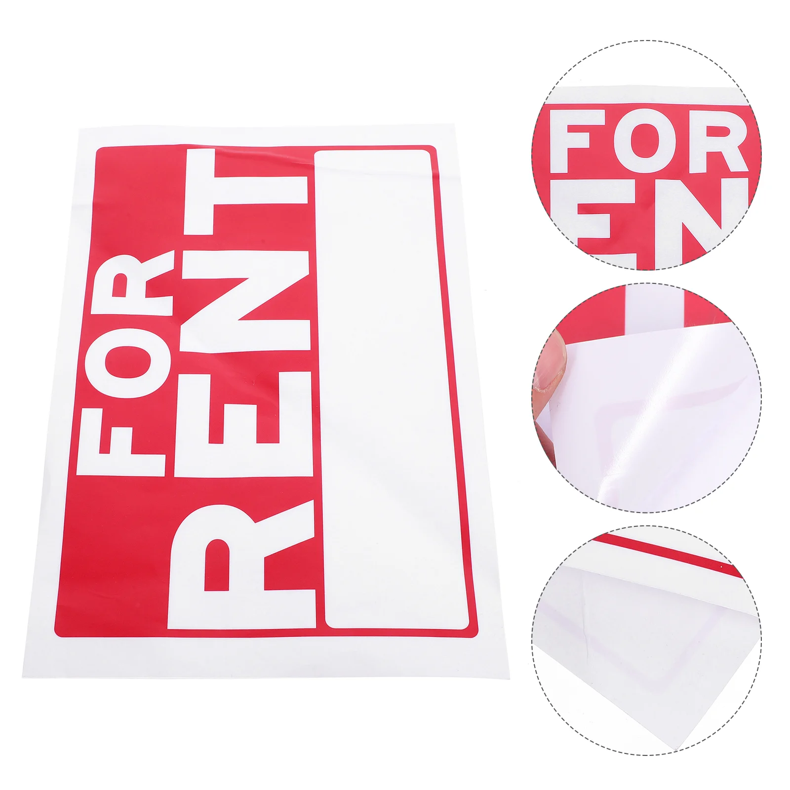 

1 Sheet House For Rent Sign For Rent Sign Sticker For Rent Sign Sticker For Rent Label Sticker