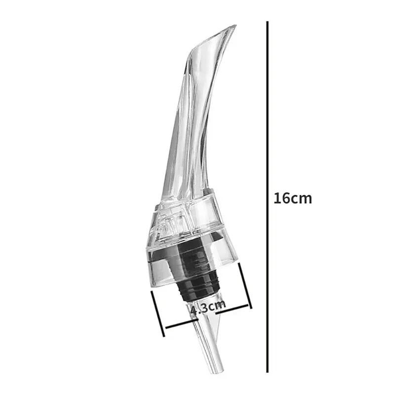 Acrylic Wine Aerator Pourer Premium Aerating Pourer Red Wine Decanter Cap Spout Stopper Bottle Mouth Dispenser Decanter Spout liquor pourers wine pourers wine accessories liquor dispenser
