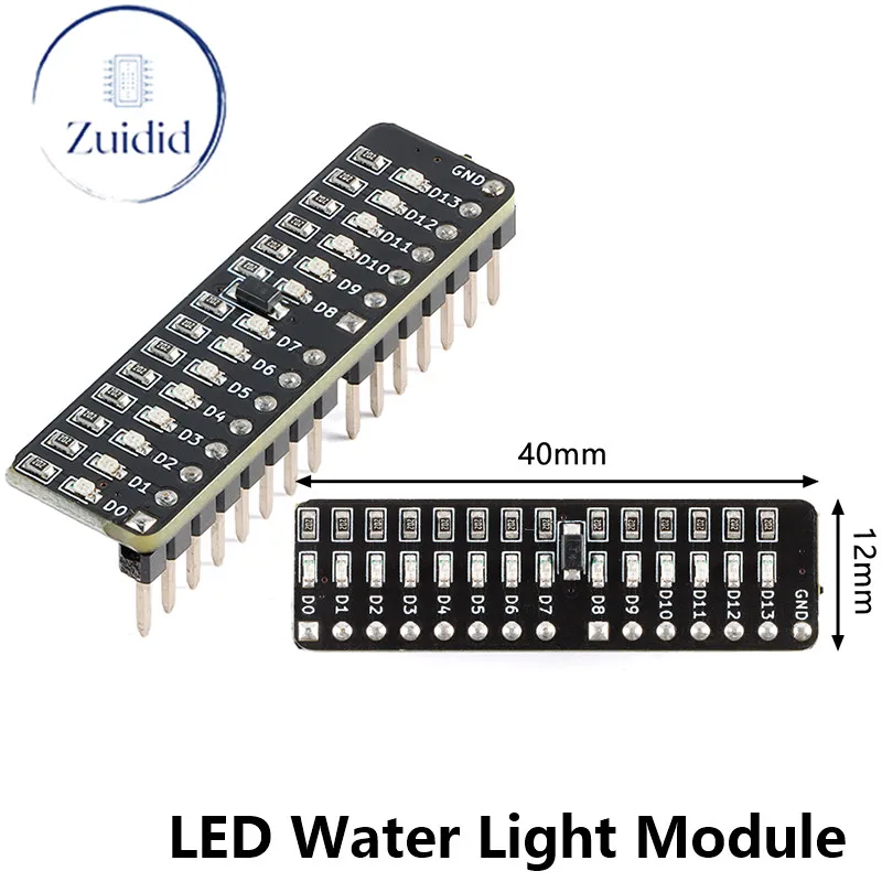 

LED Water Light Module Display Indicator PCB Board Kit For Raspberry Pi Zero for Arduino UNO MEGA2560 MCU DIY Electronic Parts