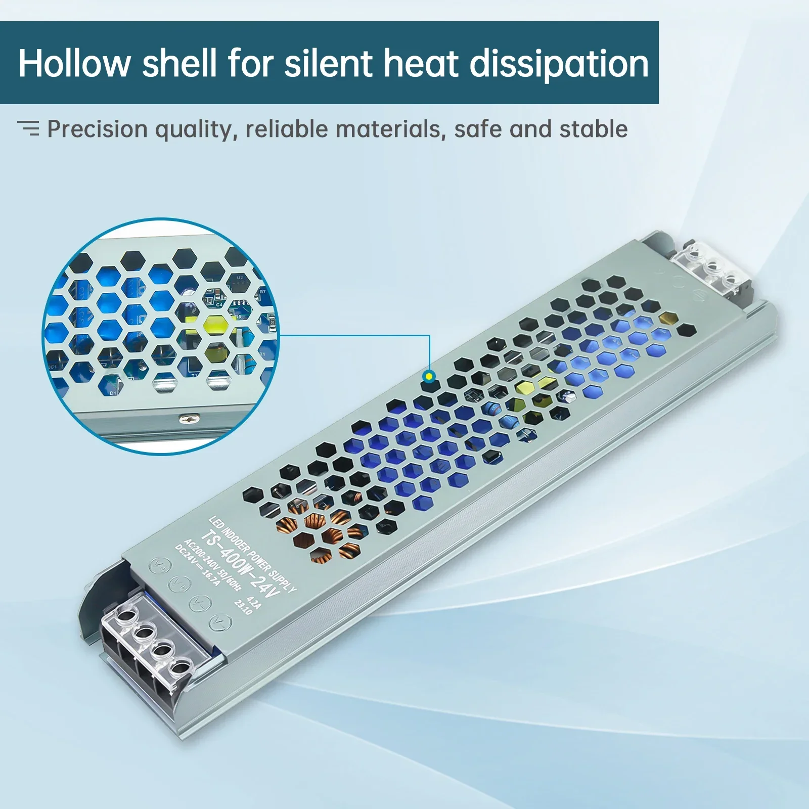 LED 스트립 스위치 드라이버 램프, 조명 변압기, DC 12V, 24V 전원 공급 어댑터, 60W, 100W, 200W, 300W, 400W, 조명 액세서리