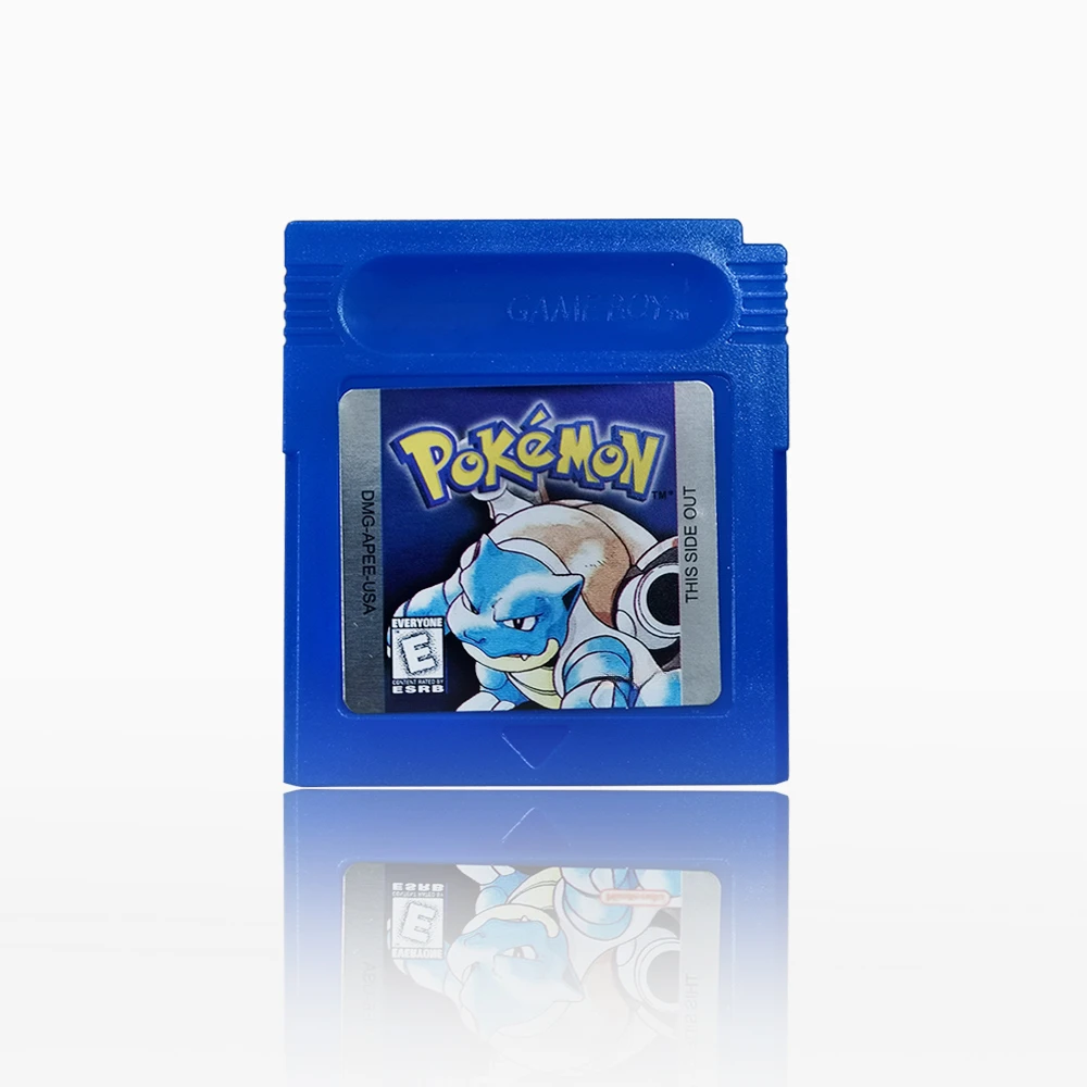 Pokemon Series English Version 16 Bit GBC Game Cassette