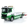1:14 4X4 JDM RC Hydraulic Tow Truck Remote Control Flatbed Wrecker DIY Painted Car Vehicle Light Sound PL18 Radio Model Toys 3