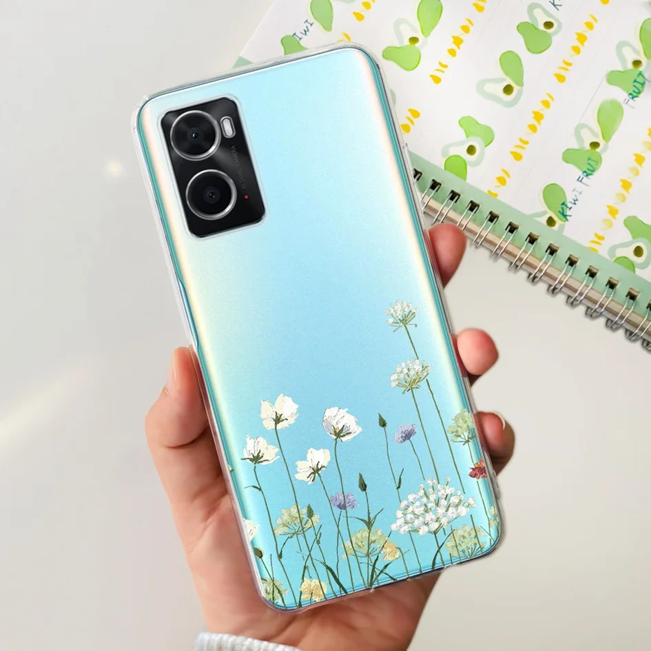 Luxury Marble Flower Soft Silicone Phone Back Cover Bumper Case