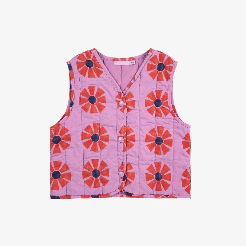  소녀 겨울용 재킷 플리스 소년 패션 코트 디자이너 의류 어린이용 소녀 핑크 조끼 +바지 외투