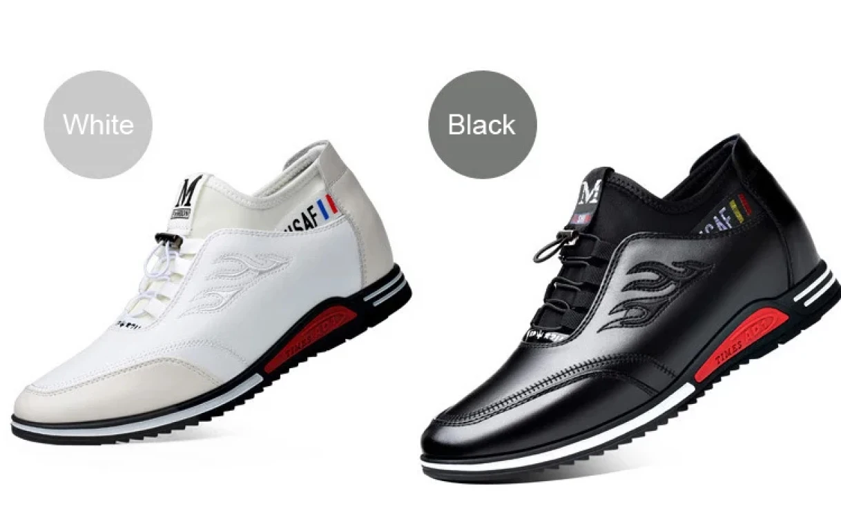 أحذية جلدية كاجوال للخريف للرجال، أحذية رياضية رسمية مريحة للعمل، متينة ومسامية، متعددة الاستخدامات للمكتب/الخارج/يوميًا