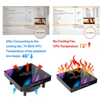 VONTAR C1 ventilateur de refroidissement pour Android TV Box décodeur sans fil silencieux refroidisseur silencieux DC 5V USB puissance radiateur Mini ventilateur 80x80x25mm 3