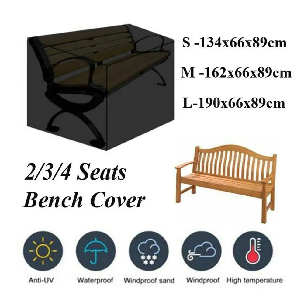 Description Picture 2 of itemWaterproof Chair Cover Garden Park Patio Outdoor Benchs Furniture Sofa Chair Table Rain Snow Dust proof Protector Cover