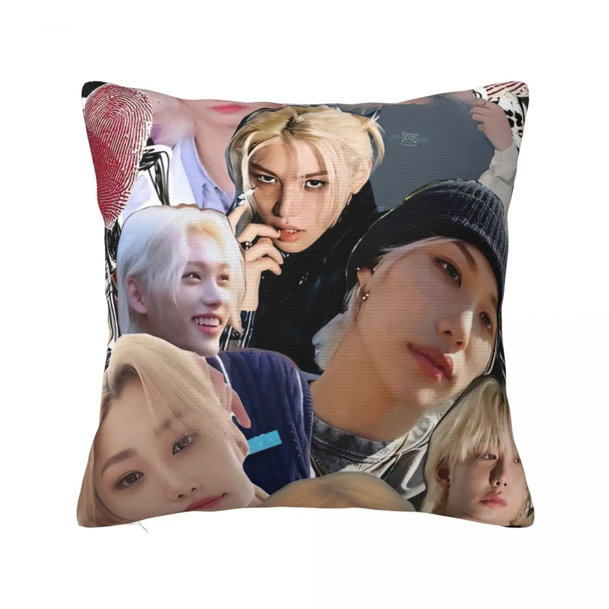 Kpop Felix Pattern Decorative Pillow Cover - Fun Cushion Case