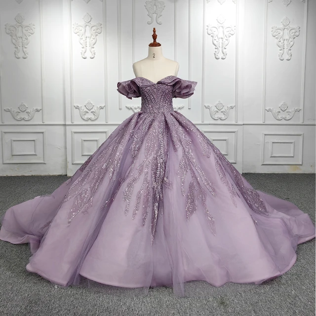 JANCEMBER Quinceañera Dresses Ball Gown Vestidos De 15 Años Purple Crystal Sweetheart DY9986 Evening Party Dresses Bar Mitzvah 13