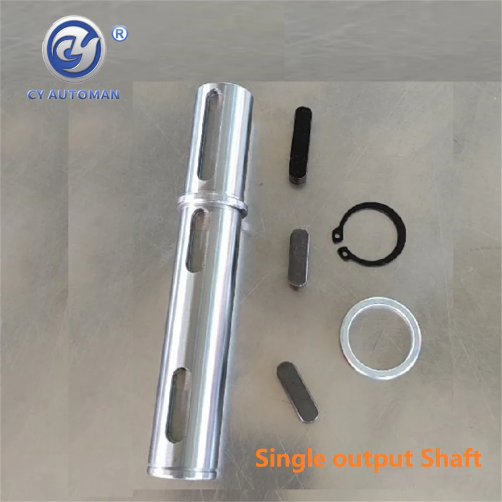 Worm Geared Motor CYAutoman Single Dual Output Shaft for Worm Gear Reducer Speed Gearbox NMRV063 RV63 NMRW63 NMVF63 RW63/75