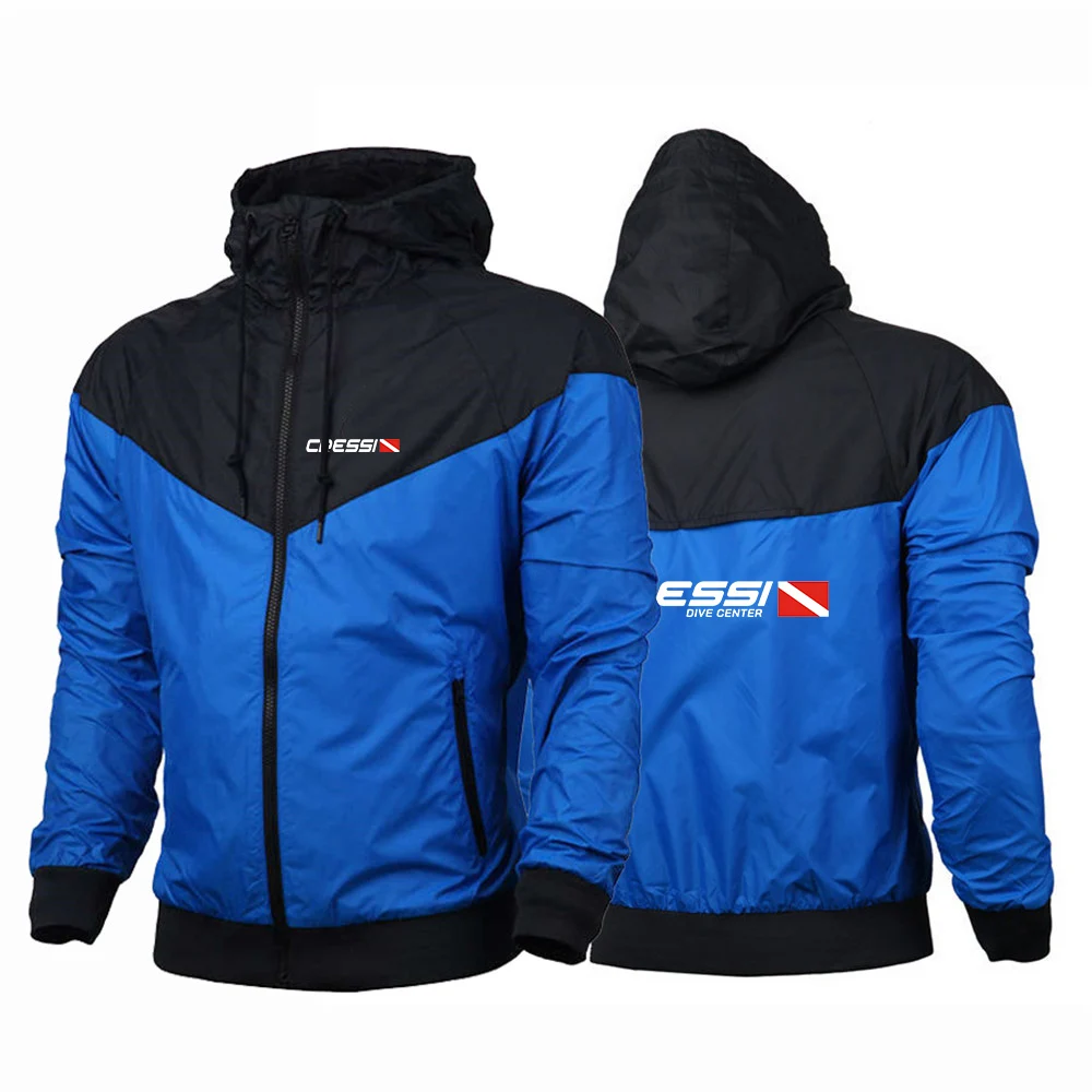 

Scuba diving Cressi 2023 men's new clothing outdoor five-color windbreaker jacket men's hooded windbreaker