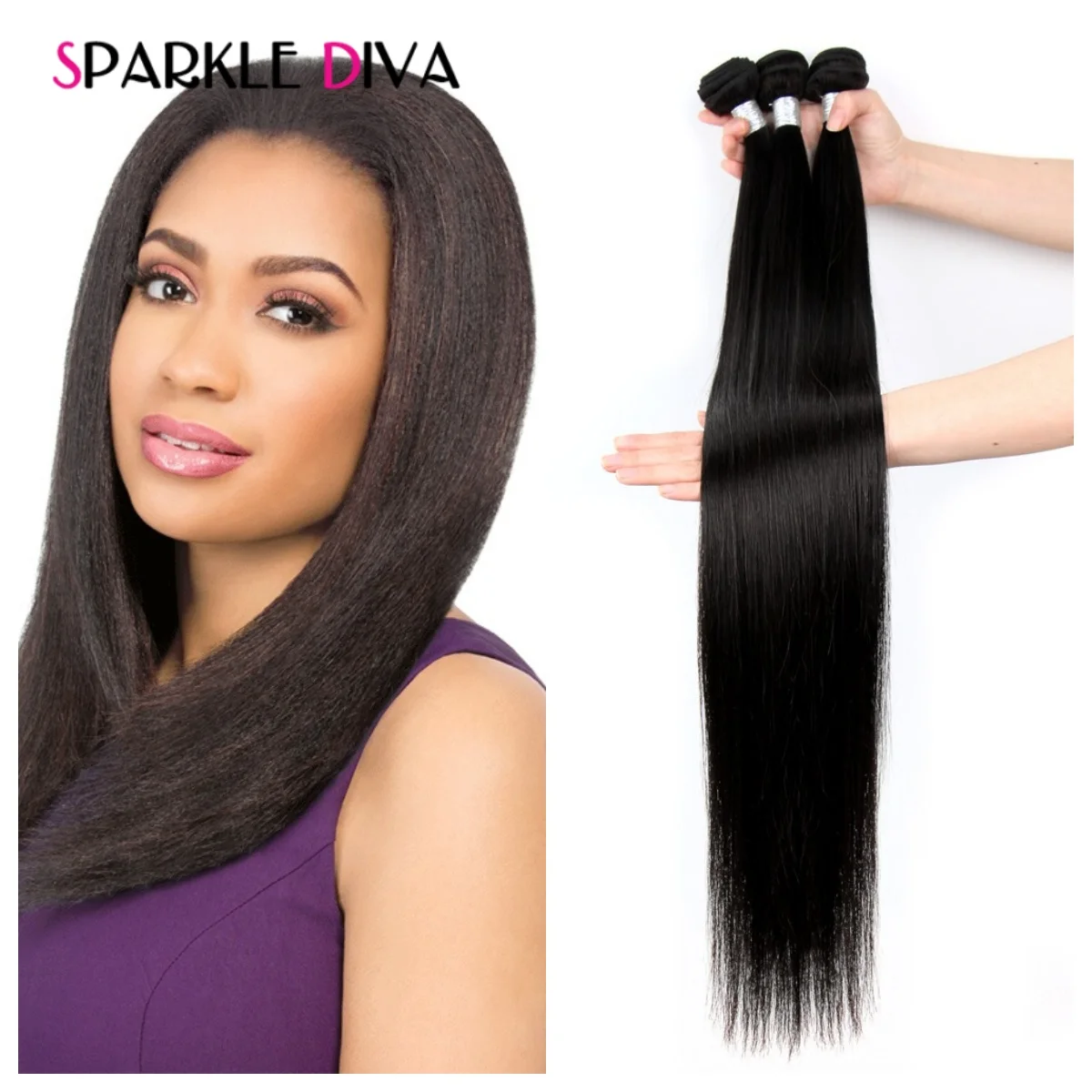 

Bone Straight Human Hair Bundles Natural Black Color Brazilian Hair Bundles Straight Human Bundles Hair Extensions For Women