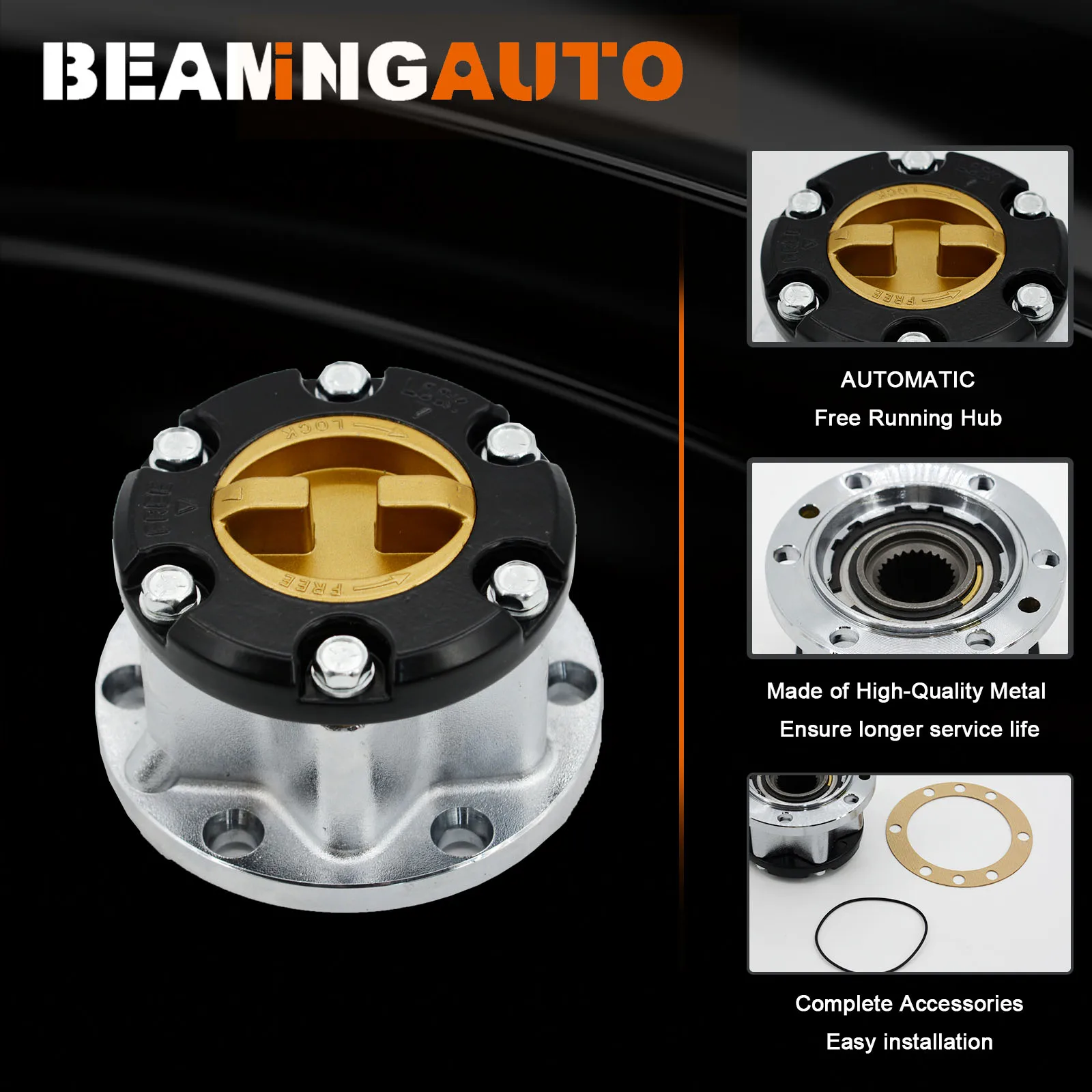 For Suzuki Samurai SJ413 Mechanical Hubs Free Wheel Locking Hubs Vitara Jimny SJ410 X90 Escudo Sierra Alloy 4381060A00 26 Spline wheel locking hub