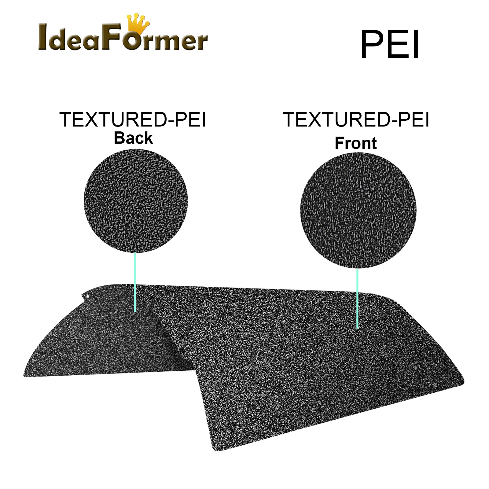 Enhanced 3D Printer Flexible Removable Heated Build Plate Sheet, 235x235mm