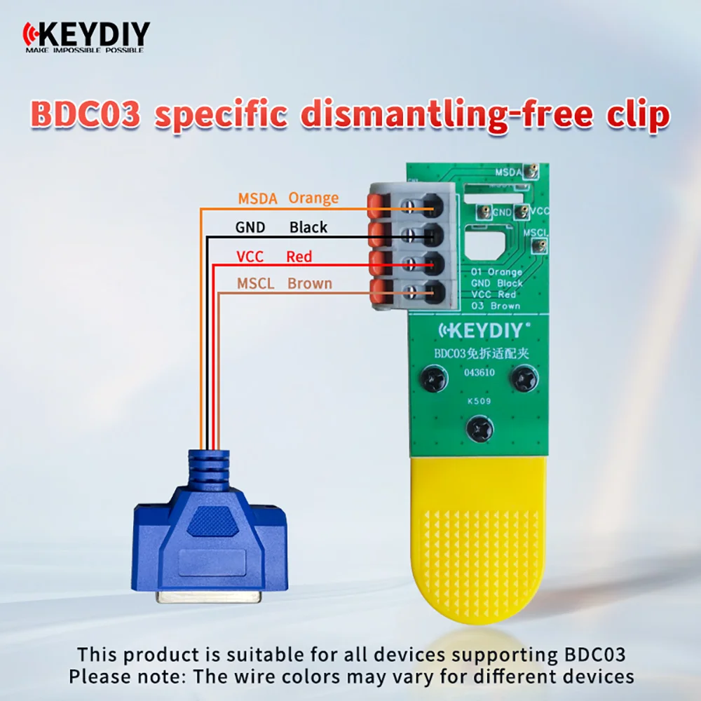 KEYDIY BDC03 Spezifischer Demontagefreier Clip Kompatibel mit KD-X4/ KD Max – Detail 7