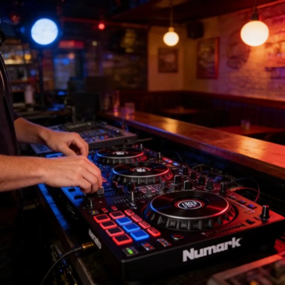 Controller DJ Serato Platinum FX con Jog Wheel e Display, 4 Deck, Mixer, Effetti e Paddle, Spedizione dagli USA - immagine 6