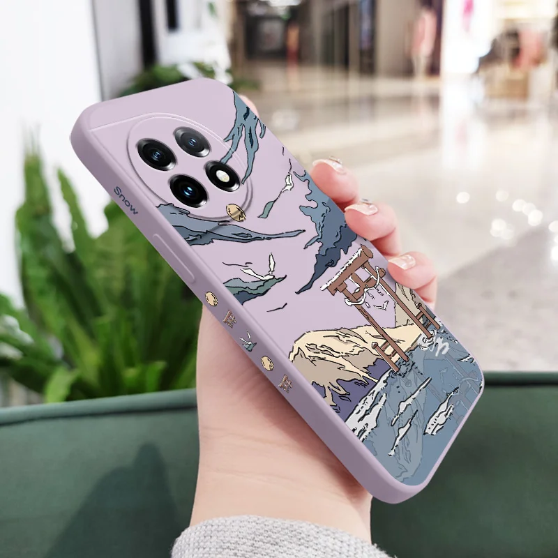 Snowy Gate Liquid Silicone Phone Case