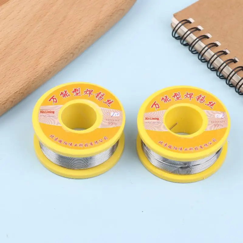 50G 주석 와이어 솔더링 와이어 플럭스 함유 로진 코어 솔더 롤 노클린 전기 수리용 솔더 0.8/1.0mm
