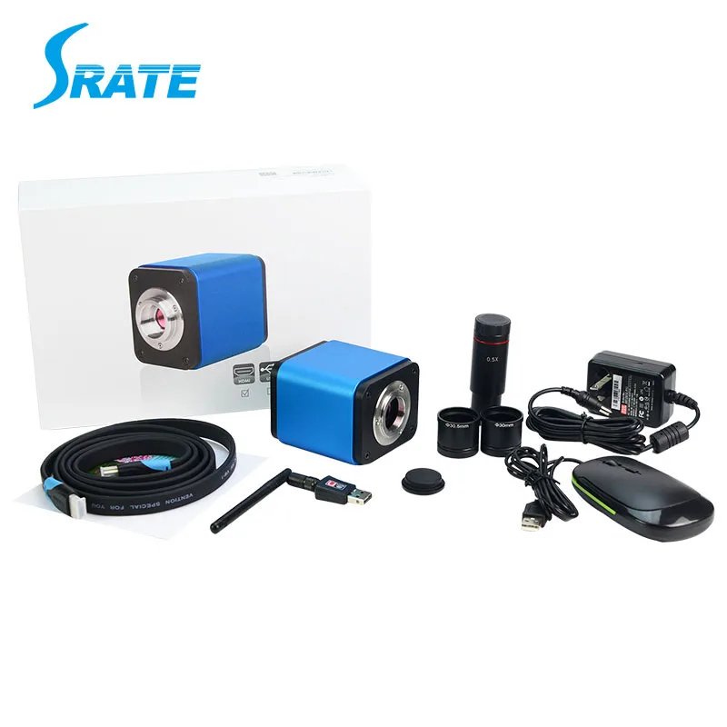 

NEWEST Auto/Manual focus 60fps HDMI-compatible Microscope camera WIFI Industry colorful digital eyepiece camera