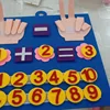 Kids Montessori Felt Finger Numbers Math Toys Children Counting Preschool Early  Learning Educational Board For Toddlers 6