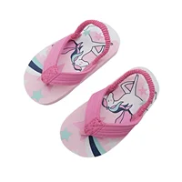 Toddler Flip Flops Shoes Little Kid Sandals with Back Strap Boys Girls Water Shoes for Beach and Pool 4