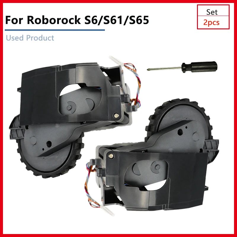 For Xiaomi Roborock S61 S65 Home Accessories Replacement Suitable Left Right Wheels Screwdriver Parts Robot Vacuum Cleaner _ - AliExpress Mobile