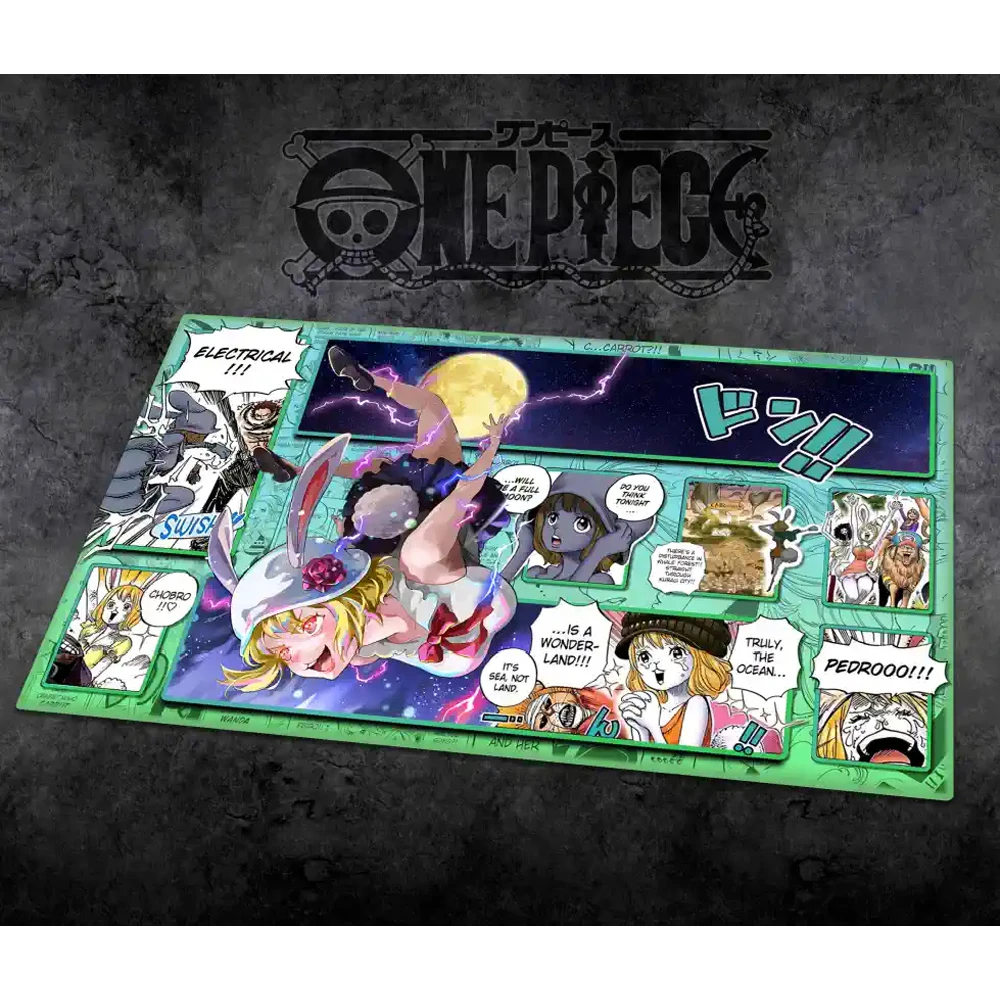 60*35*0.3Cm Diy One Piece Luffy Shanks Comic Version Teach Dedicated Game Card Mat OPCG Battle Game Anime Table Mat Gift Toys