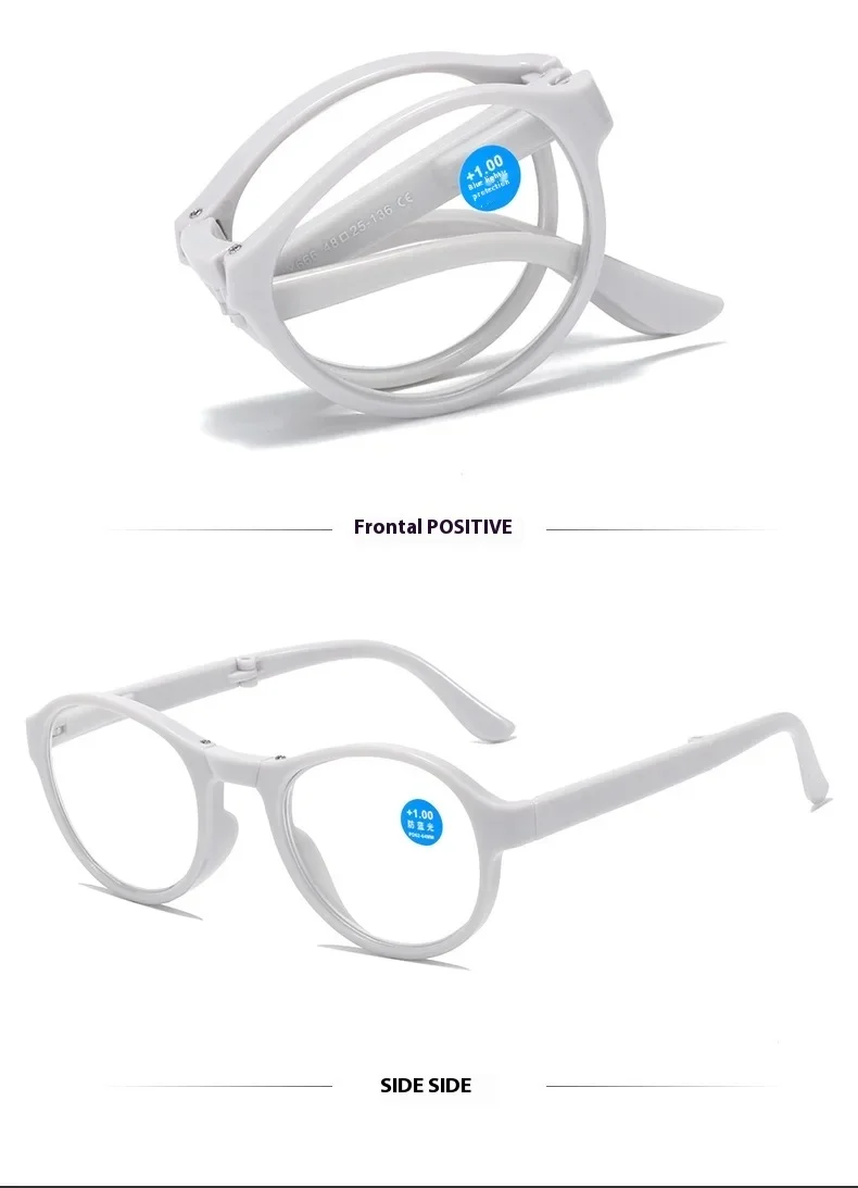 Neue Frühling falten Presbyopie High-Definition-Mode bequeme Presbyopie ältere Menschen Luft verteidigung Blue Ray Presbyopie – Detail 13