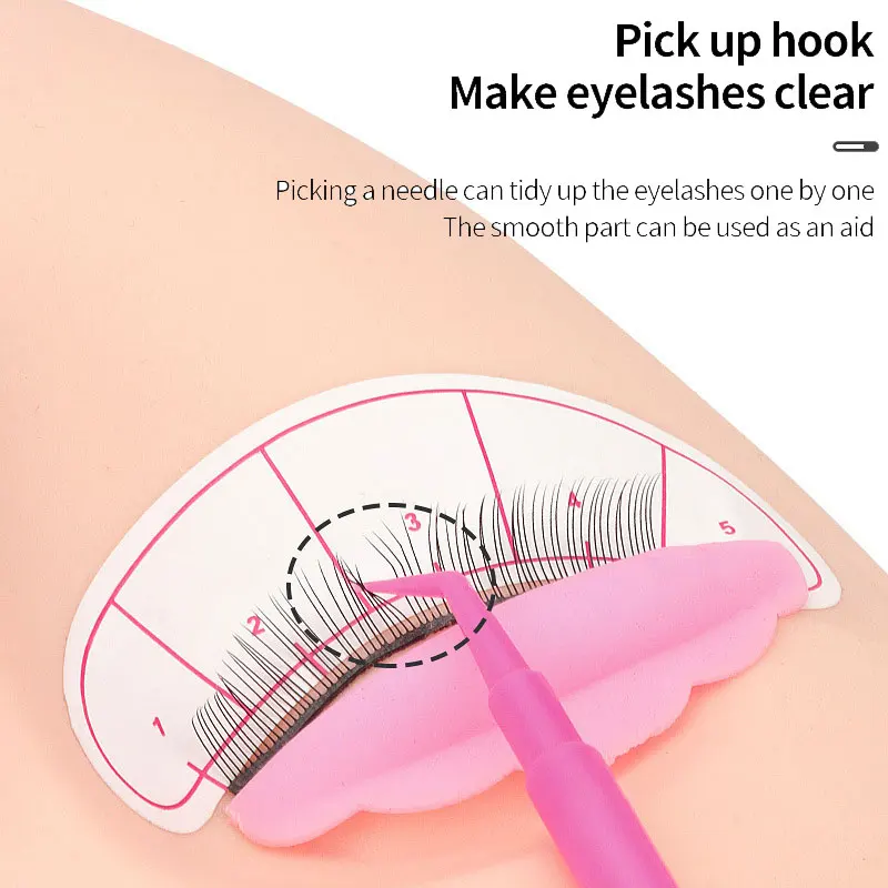 Eyelash Curler Eyelash Accessories 10Pcs Plastic Perm Eyelash Wand Eyelash Lifting Curler Kit