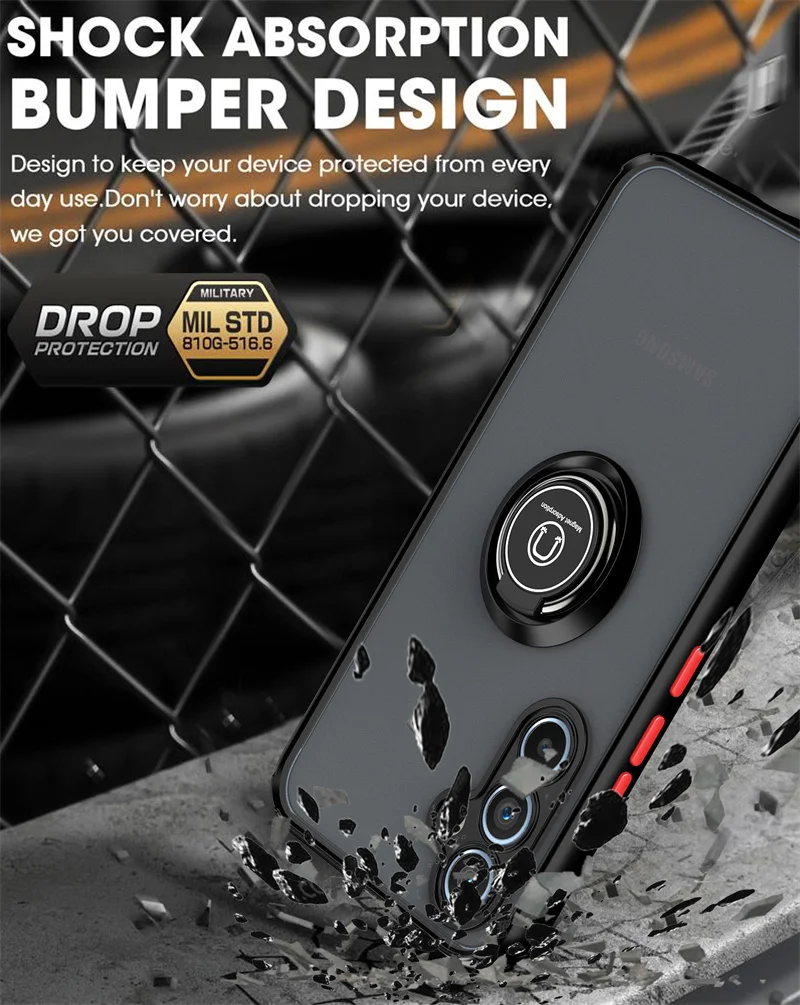 For Samsung Galaxy A14 A34 A54 M14 M54 5G Case Magnetic Holder Ring Stand Hard PC Armor Phone Cases For Galaxy A24 4G A04S Cover 6