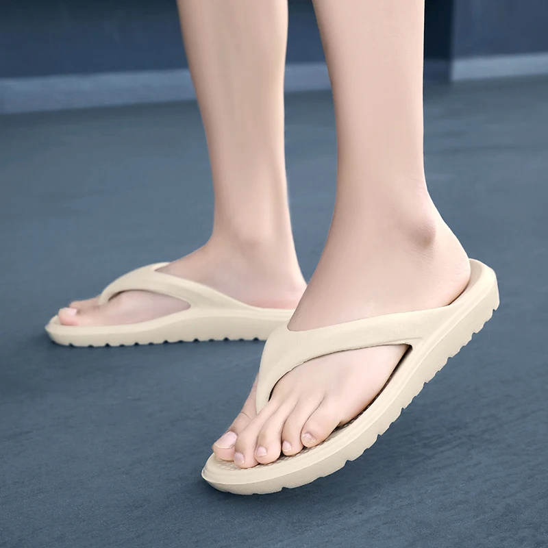 Men's Flip Flops Summer Casual Stylish Simple Male Shoes Flip Flops Daily Outdoor Beach Comfortable Sandals for Men - 6