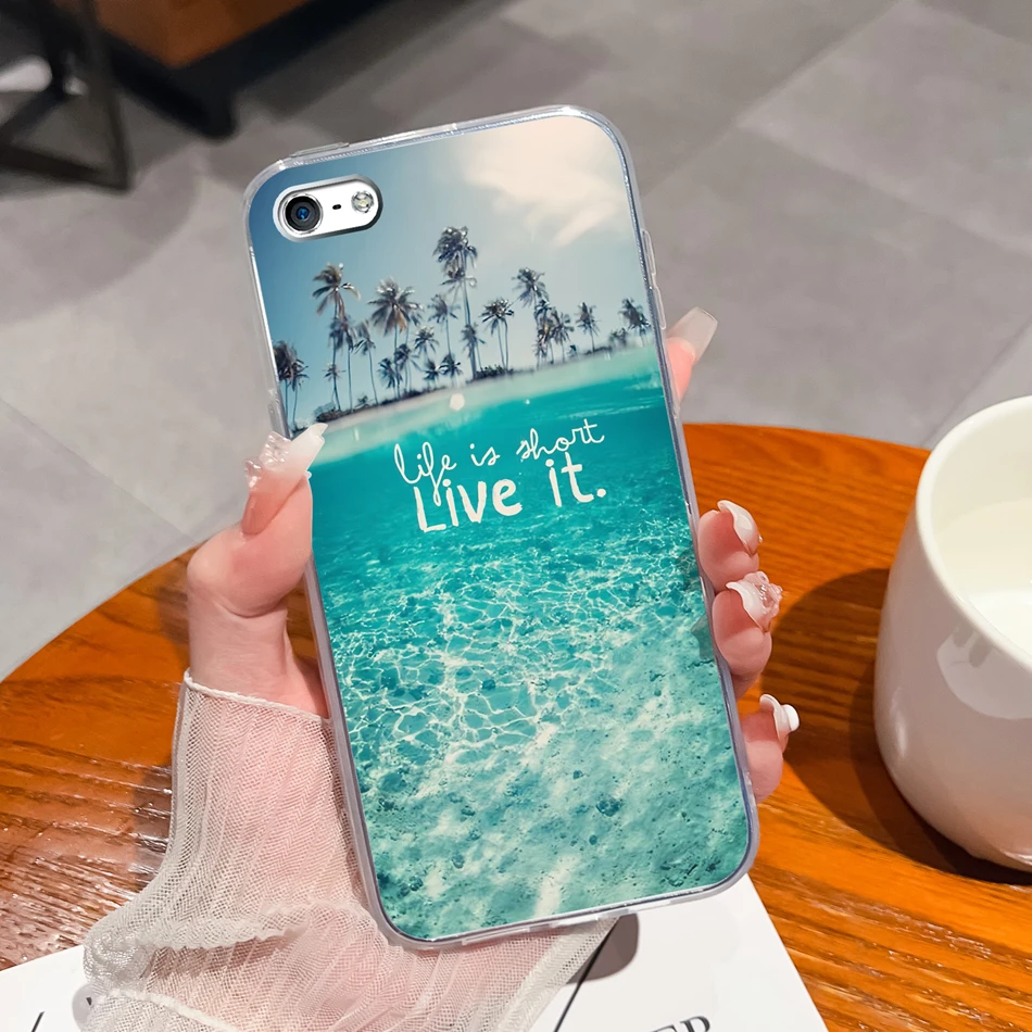 Elegant Ink Painting Soft Clear Silicone Phone Case - Premium Back Cover